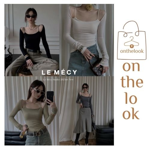 Áo Thun nữ Hottrend 2023, Áo Tay Dài Dáng Ôm Xẻ Vai Phong Cách Hàn Quốc, Y2K Tôn Dáng Gợi Cảm, 4 Màu Nịnh Da