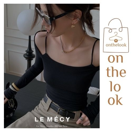 Áo Thun nữ Hottrend 2023, Áo Tay Dài Dáng Ôm Xẻ Vai Phong Cách Hàn Quốc, Y2K Tôn Dáng Gợi Cảm, 4 Màu Nịnh Da