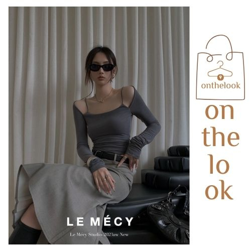 Áo Thun nữ Hottrend 2023, Áo Tay Dài Dáng Ôm Xẻ Vai Phong Cách Hàn Quốc, Y2K Tôn Dáng Gợi Cảm, 4 Màu Nịnh Da