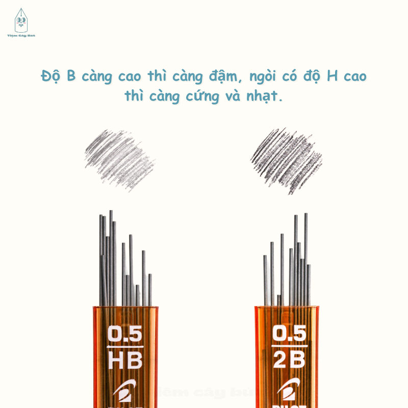 Ruột bút chì bấm Pilot Hi-Polymer nhiều cỡ ngòi 0.3mm/0.5mm/0.7mm