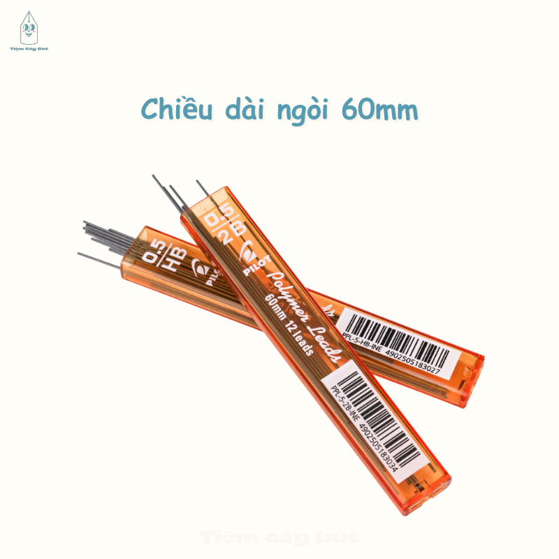 Ruột bút chì bấm Pilot Hi-Polymer nhiều cỡ ngòi 0.3mm/0.5mm/0.7mm