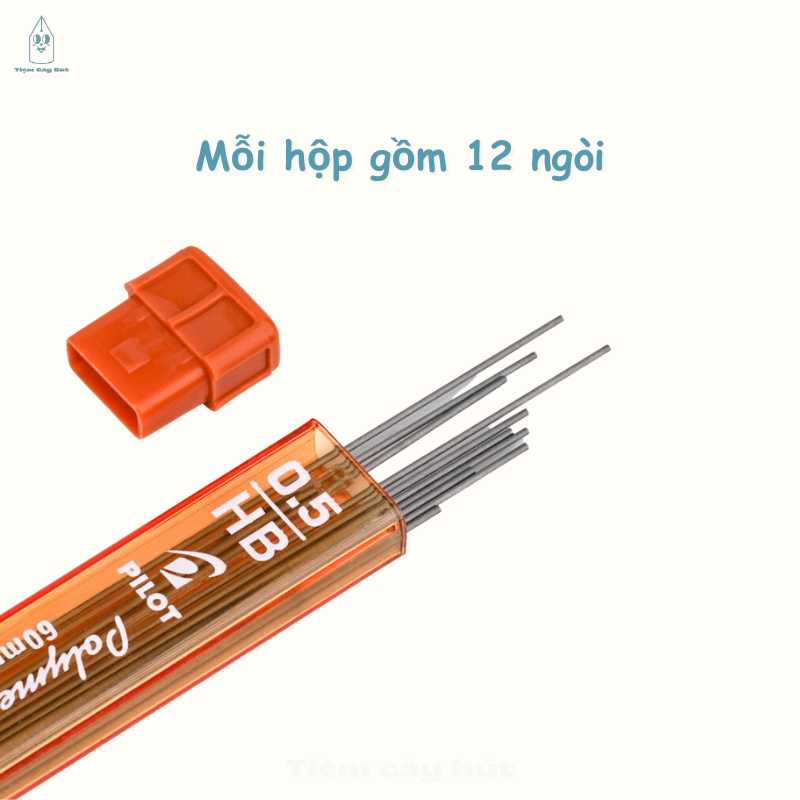 Ruột bút chì bấm Pilot Hi-Polymer nhiều cỡ ngòi 0.3mm/0.5mm/0.7mm