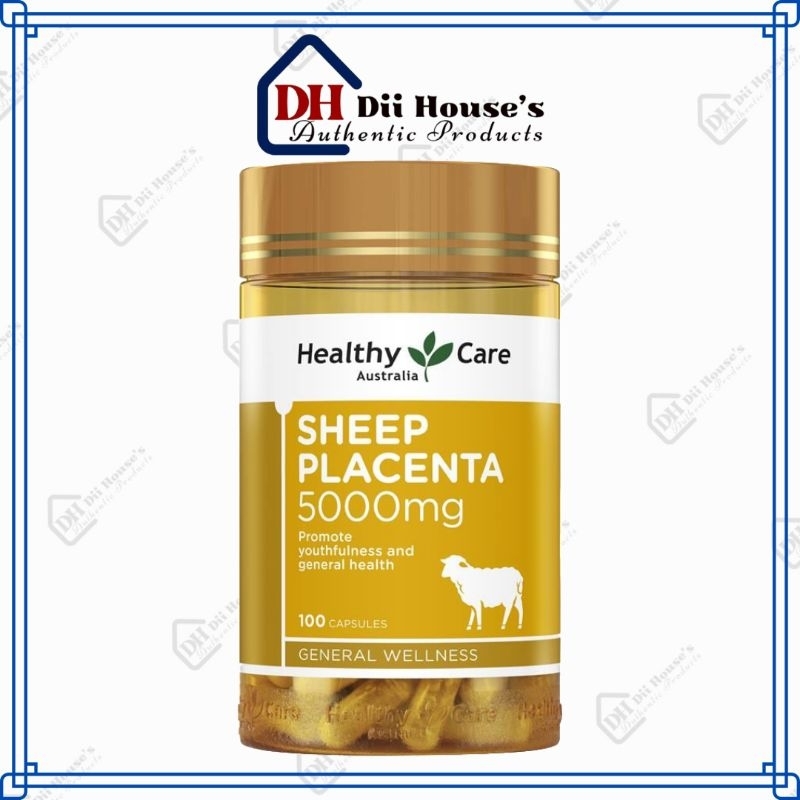 Viên uống nhau thai cừu của Úc - Healthy Care Sheep Placenta 5000mg 100 viên