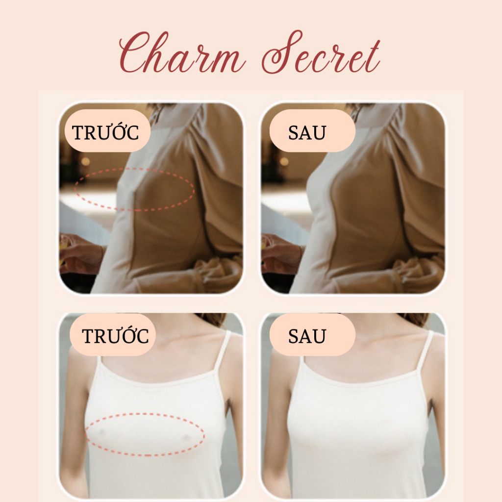 Miếng Dán Nâng Ngực Tạo Khe Tàn Hình Móc Cài Trước Silicon Chống Rơi Tụt,  Áo Ngực Dán Silicon -MDCT