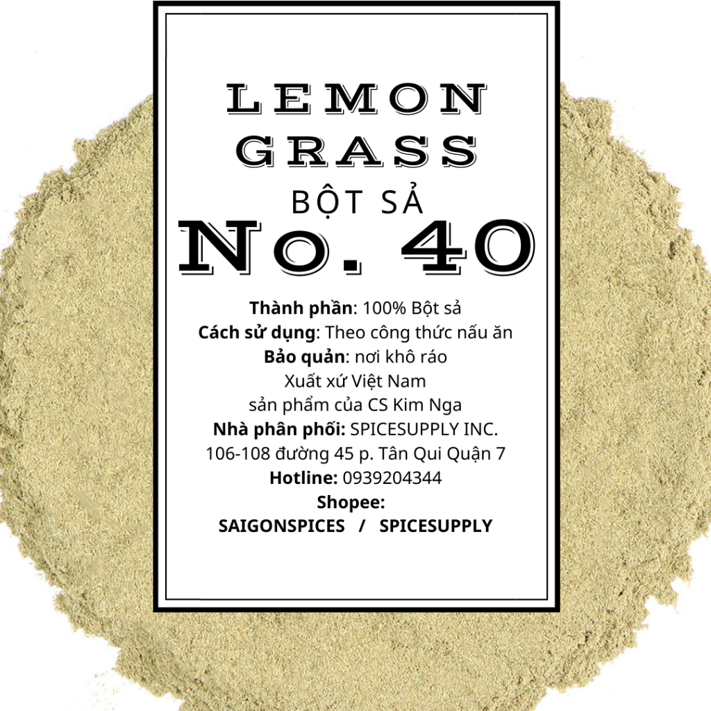1kg Lemongrass ground - bột Sả 100% Xả dùng ướp thịt hoặc uống giảm cân