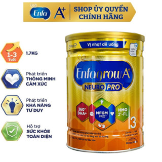 Sữa bột Enfagrow, Enfagrow A+ 3 1.7kg Vị Thanh mát ( Date 2027 )