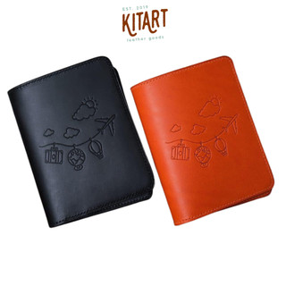 Bọc hộ chiếu passport cover bao da bò nhập ý Kit Art Leather Passport Cover cao cấp in tên miễn phí