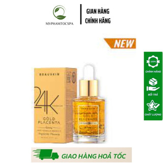Tinh Chất Vàng Beauskin Placenta Gold Luxury 24k Ngừa Lão Hoá Da 30ml Myphamtocspa
