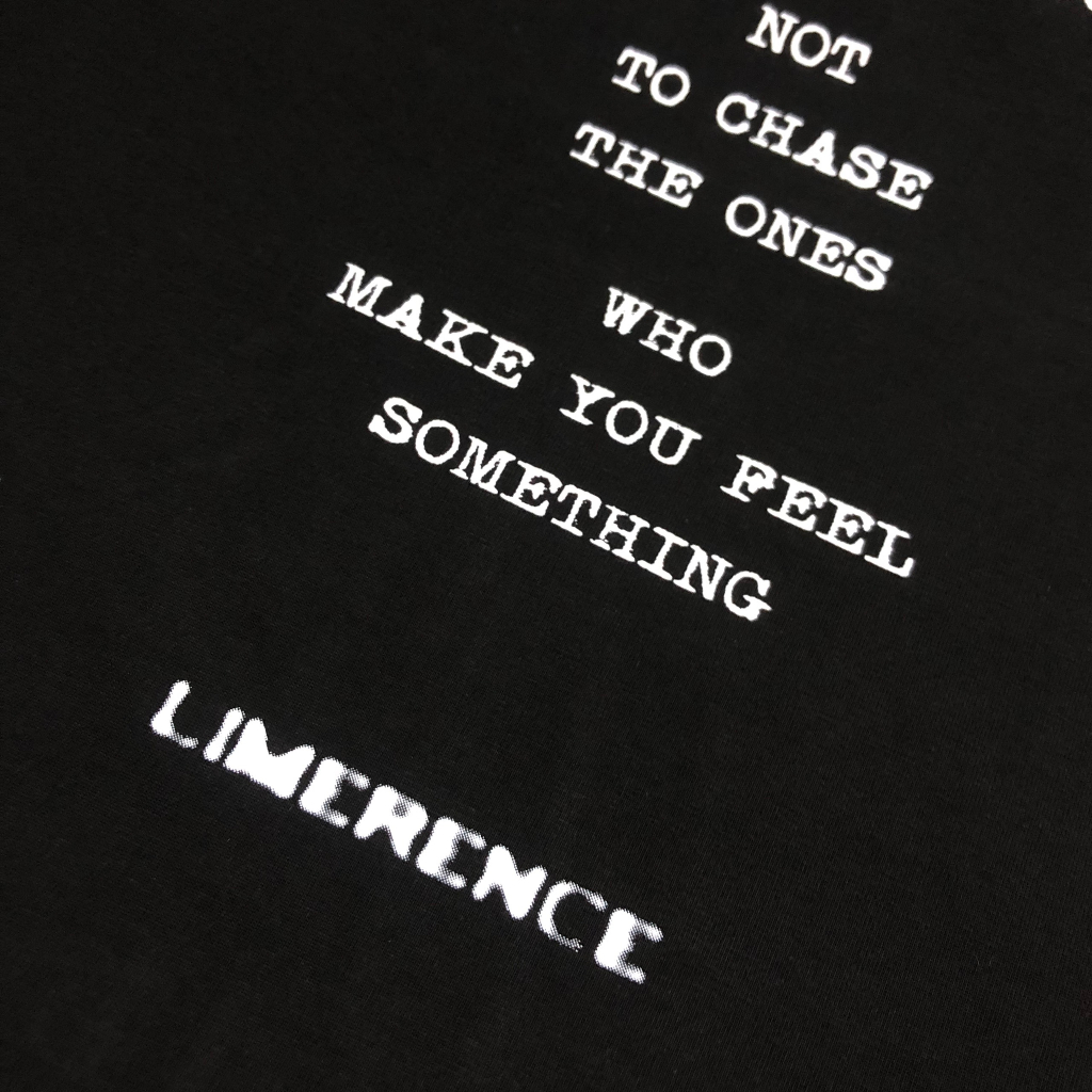 Áo thun form rộng LIMERENCE Basic logo typing vải cotton cao cấp co giãn, dày dặn Local Brand