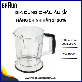 Thân cối, vỏ cối xay đá 1250ml máy xay cầm tay Braun - Hàng chính hãng
