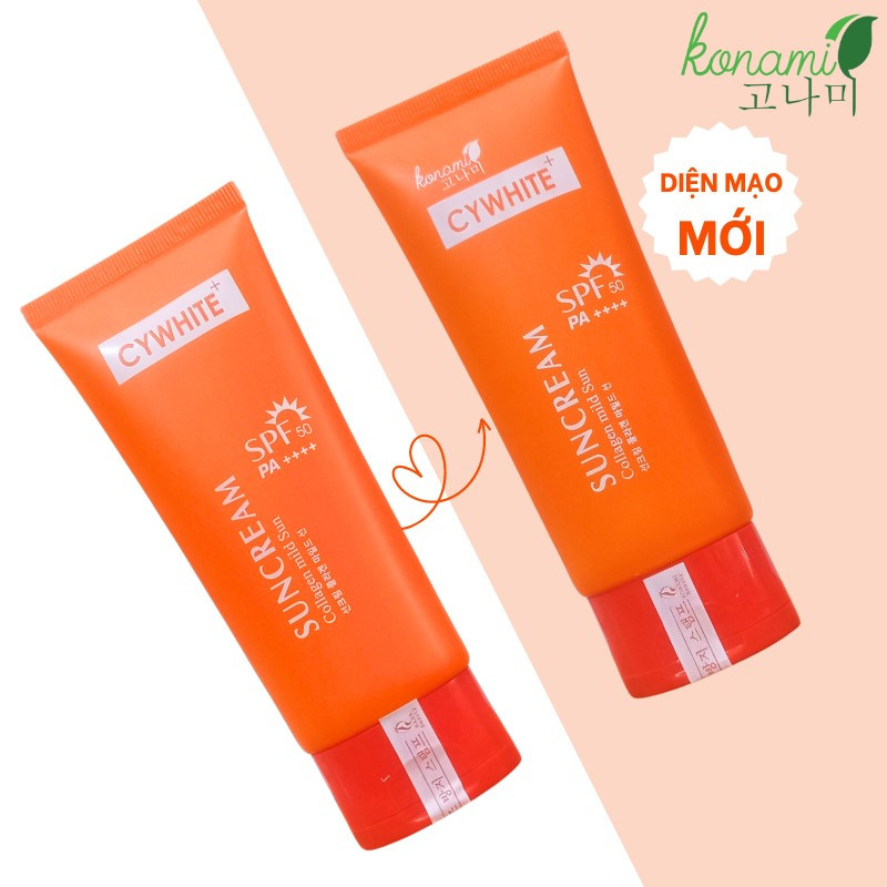 Kem chống nắng Cywhite SunCream  Collagen Mild Sun SPF 50 Pa++++ 100ml