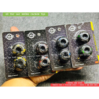 Gù tay lái nhúng cacbon tq6 cho vision / vario / ab