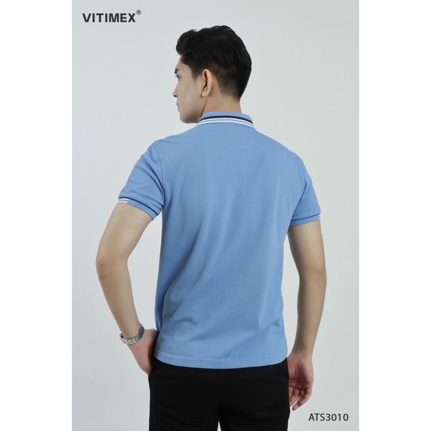 Áo thun nam Polo VITIMEX sợi Tre mềm mượt thoáng khí ATS3010