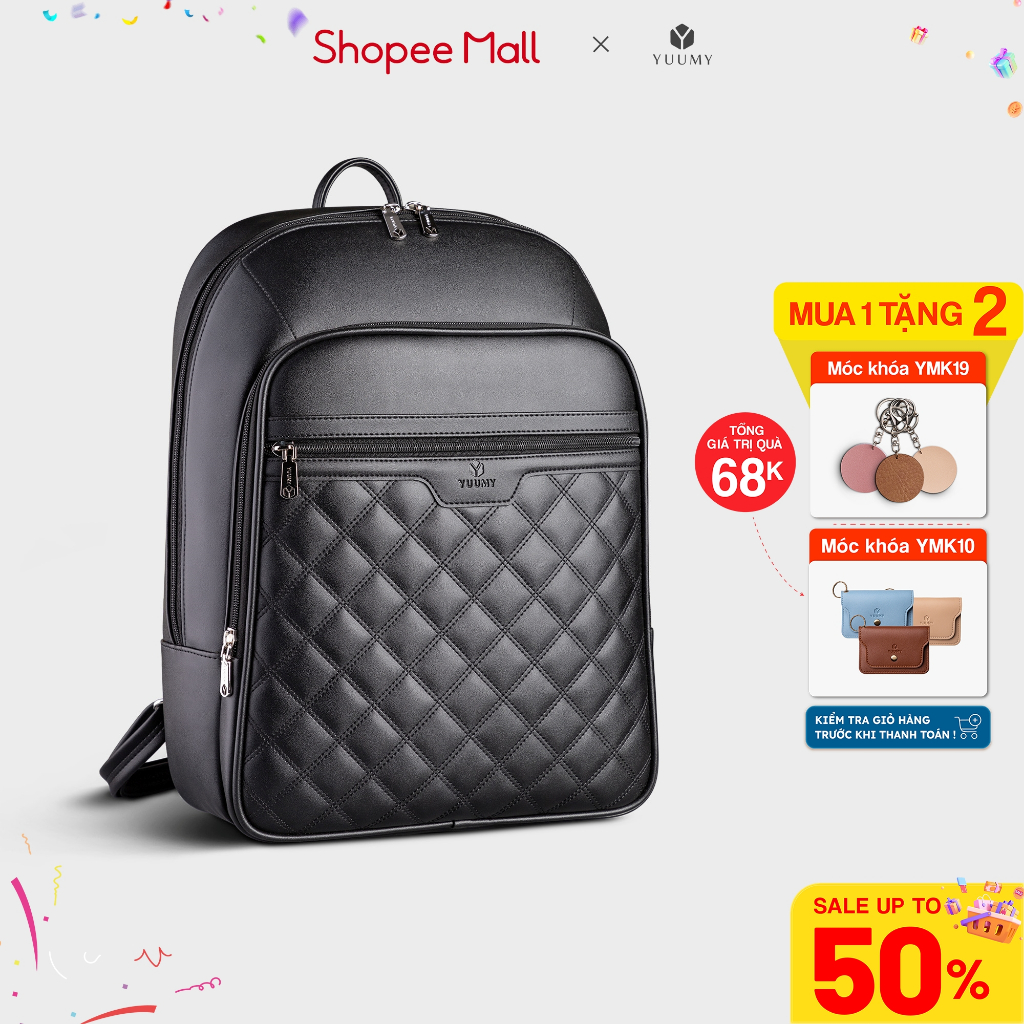Balo da nữ công sở đựng laptop cỡ lớn YUUMY Seasand YBA77