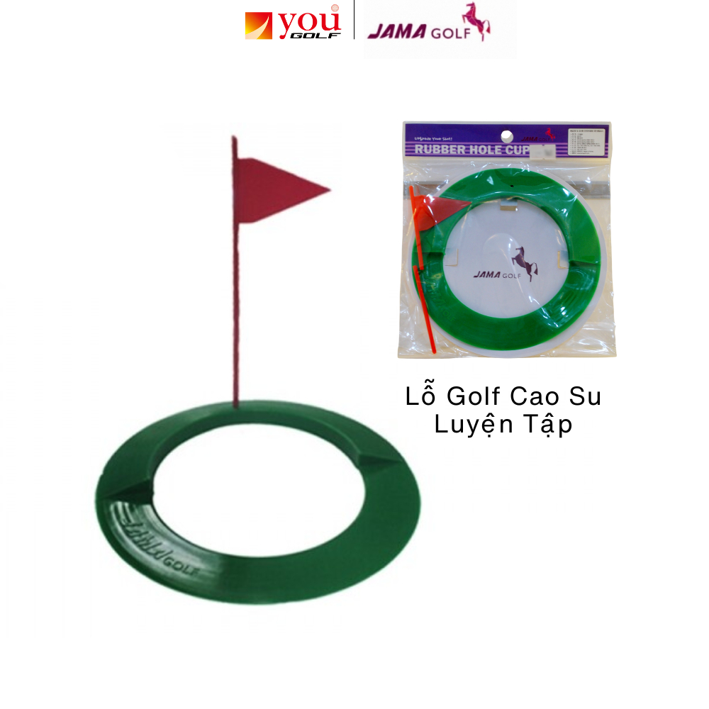 Lỗ golf Cao Su Mềm Tập Gậy Putter Jama Golf - Rubber Hole Cup