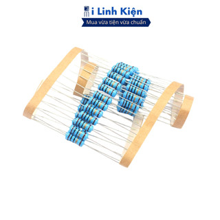 Điện trở vạch 1/4w 270r-33k 1% chân đồng combo 50 con ilinhkien