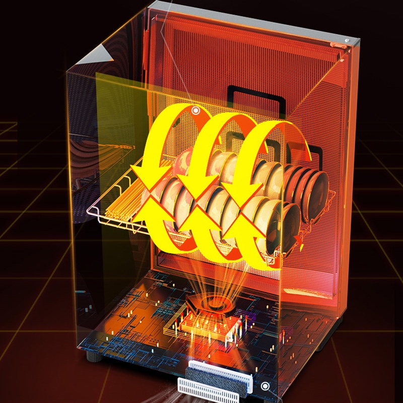 Máy sấy bát đũa 42L, 68L khử khuẩn bằng tia UV, ozone, sấy nóng 75 độ máy tiệt trùng sấy khô