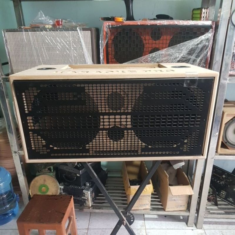 Vỏ thùng loa thô 2 bass 25 đôi cắt mạch 19×39