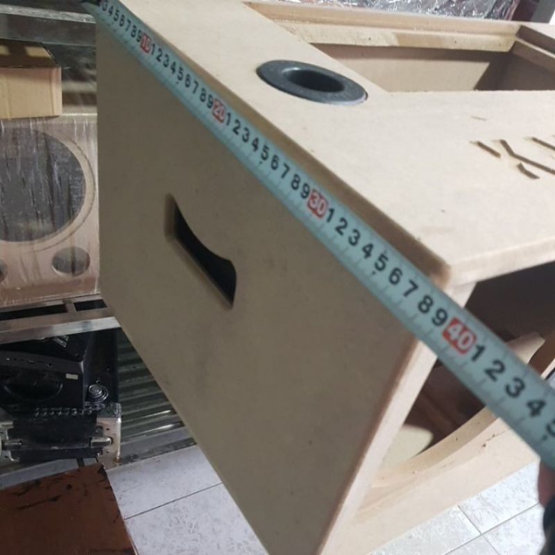 Vỏ thùng loa thô 2 bass 25 đôi cắt mạch 19×39