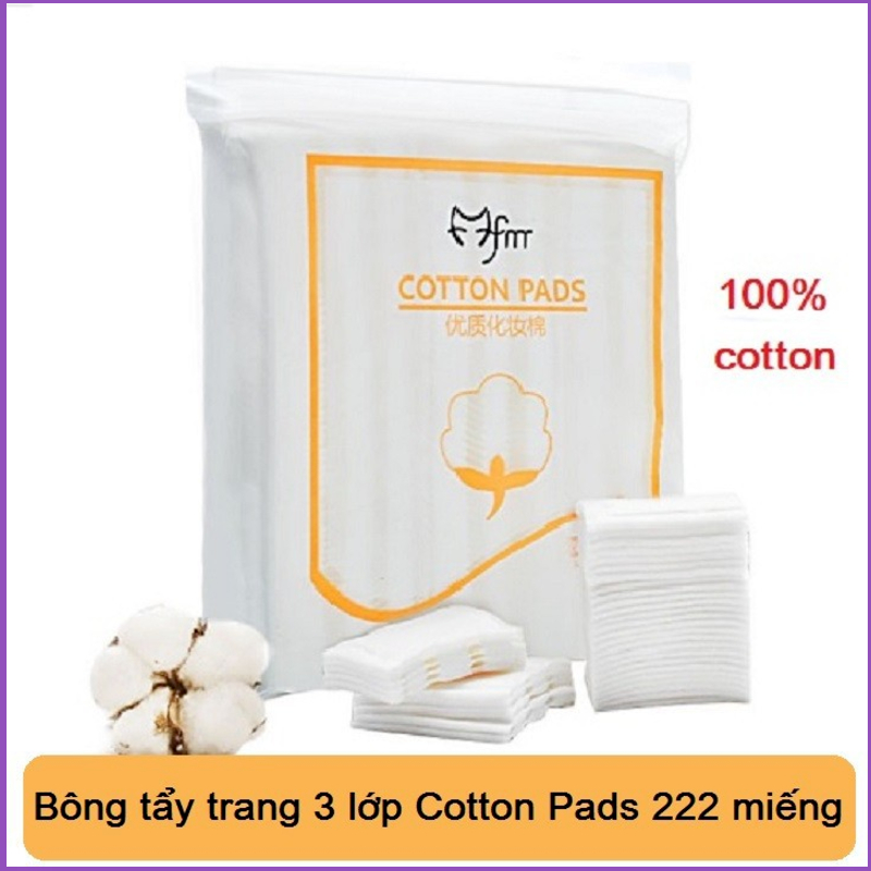 Bông tẩy trang 222 miếng