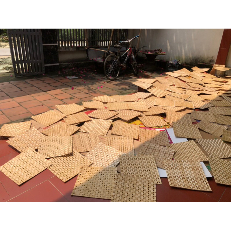Mành tre trang trí tết,mẹt tre,vỉ tre, tấm tre đan hình vuông,trang trí,decor,handmade,..