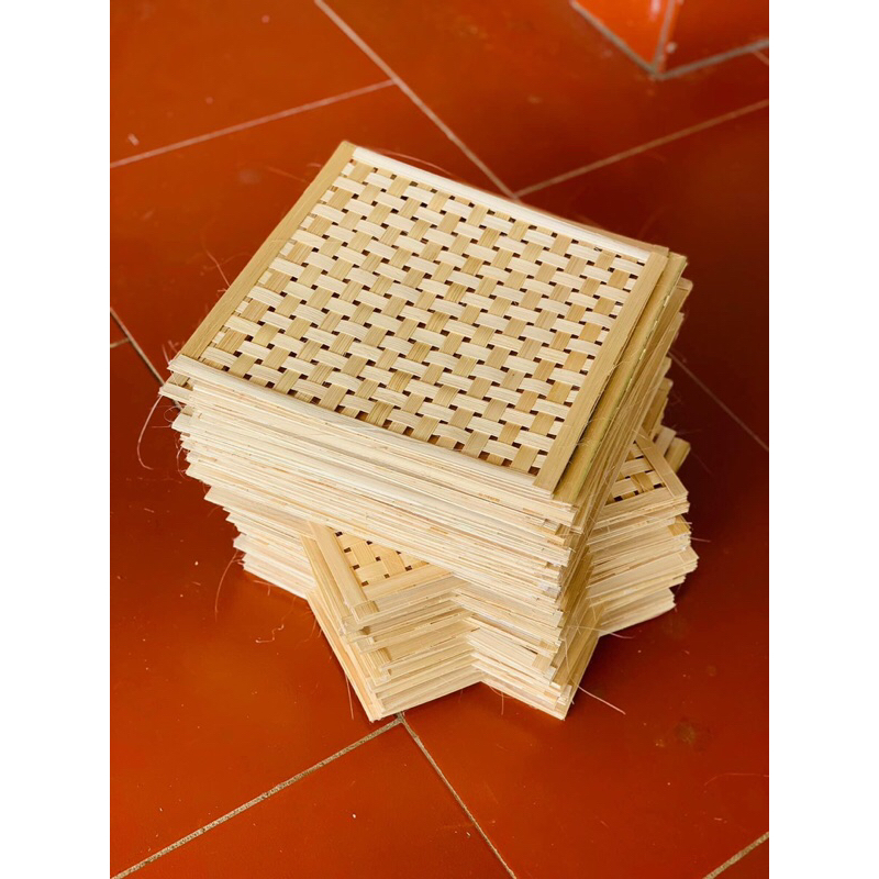 Mành tre trang trí tết,mẹt tre,vỉ tre, tấm tre đan hình vuông,trang trí,decor,handmade,..