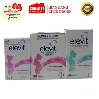 Viên Uống Vitamin Elevit Cho Bà Bầu Bổ Sung vitamin & Khoáng Chất
