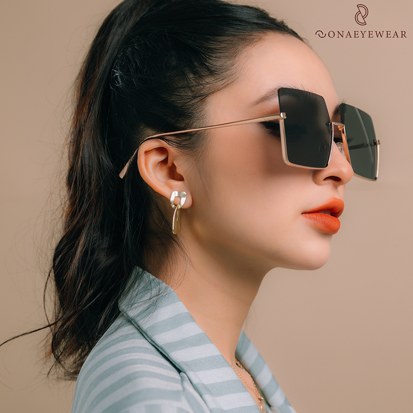 Kính râm - SONA EYEWEAR - Bản Cao Cấp  Nữ, Tròng Polycarbonate Gọng Kim Loại, Chống tia UV400