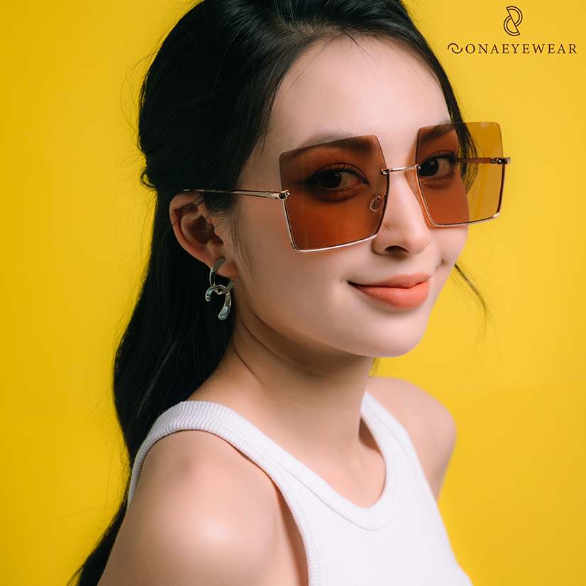 Kính râm - SONA EYEWEAR - Bản Cao Cấp  Nữ, Tròng Polycarbonate Gọng Kim Loại, Chống tia UV400