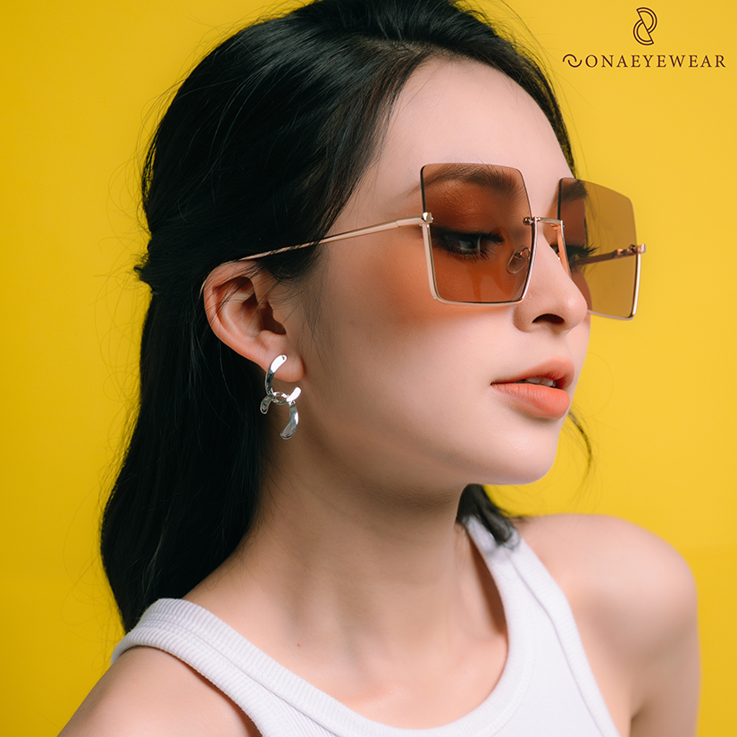 Kính râm - SONA EYEWEAR - Bản Cao Cấp  Nữ, Tròng Polycarbonate Gọng Kim Loại, Chống tia UV400