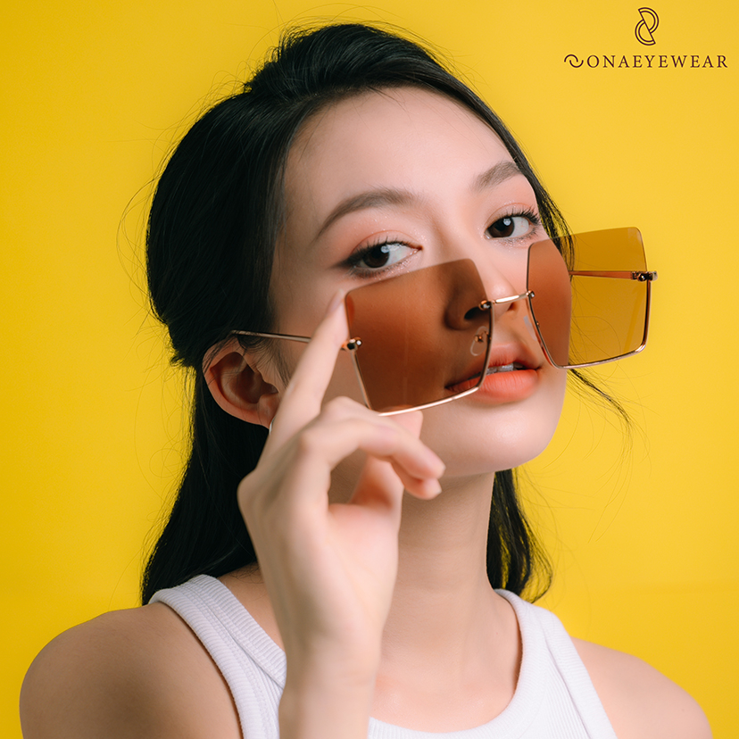 Kính râm - SONA EYEWEAR - Bản Cao Cấp  Nữ, Tròng Polycarbonate Gọng Kim Loại, Chống tia UV400