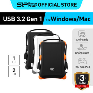 Ổ cứng di động Silicon Power A30/ 1TB/2TB Bảo hành 3 năm/ Chống nước/ Chống sốc