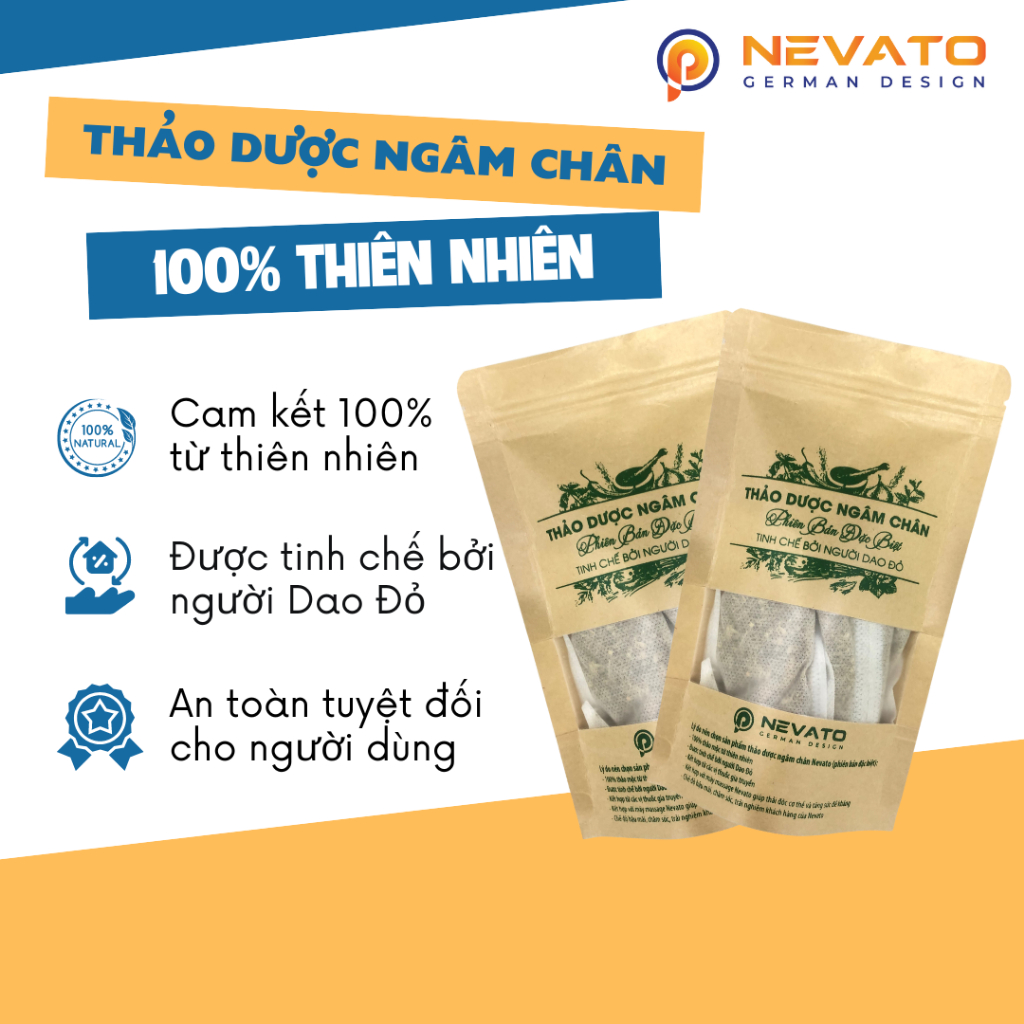 Combo 5 Túi Thảo Dược Ngâm Chân NEVATO NV-TD12