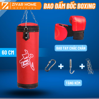 ⚡freeship⚡ vỏ bao cát đấm bốc tập võ boxing 3 lớp siêu bền, vỏ bao boxing tặng kèm bộ đấm bốc tập tại nhà