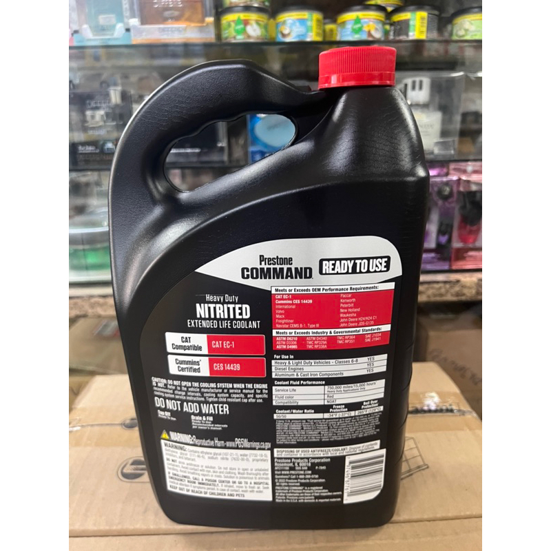 NƯỚC GIẢI NHIỆT , LÀM MÁT ĐỘNG CƠ PRESTONE 3,78L