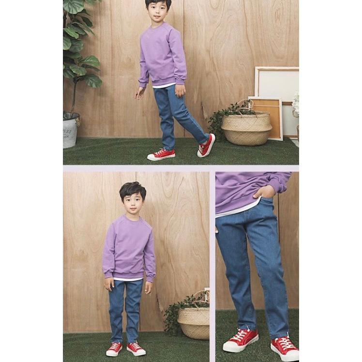 Quần jean codi xuất hàn bé trai bé gái 13-35kg