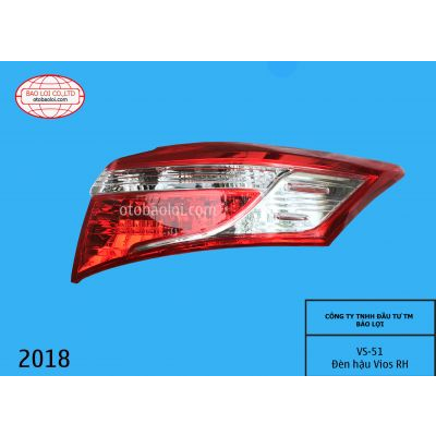 Đèn hậu toyota Vios 2013 đến 2017