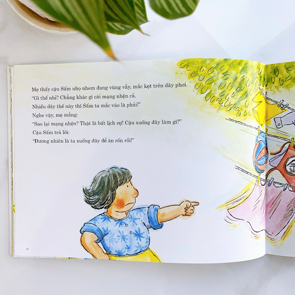 Sách Ehon Phát triển quan sát cho bé 3 6 tuổi - Mẹ giặt đồ (Tranh truyện ehon Nhật Bản cho bé) | BigBuy360 - bigbuy360.vn