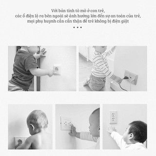 Nút bịt ổ điện 2 chân, 3 chân cao cấp (1 cái)