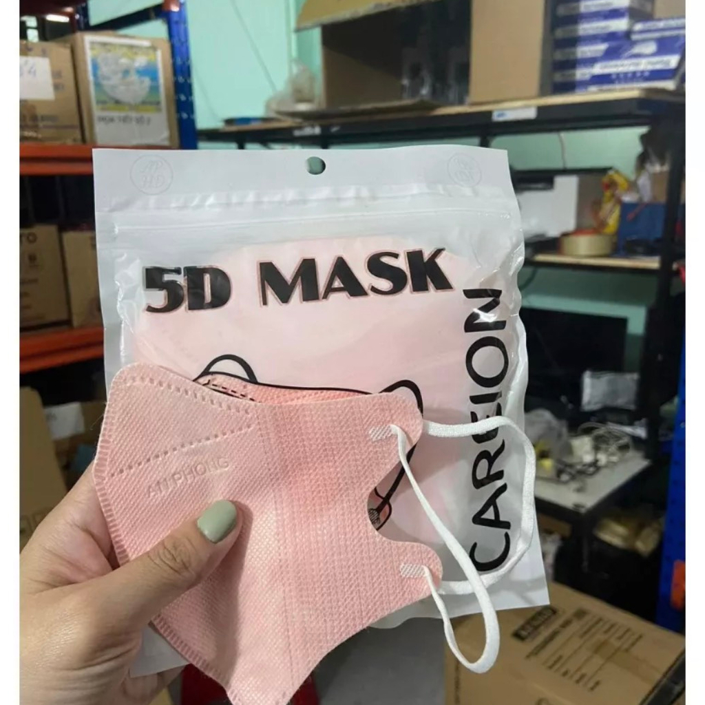 Khẩu Trang 5D THÁI LAN,5D MASK CAREION Kháng Khuẩn,nhiều Màu Lạ Siêu Đẹp