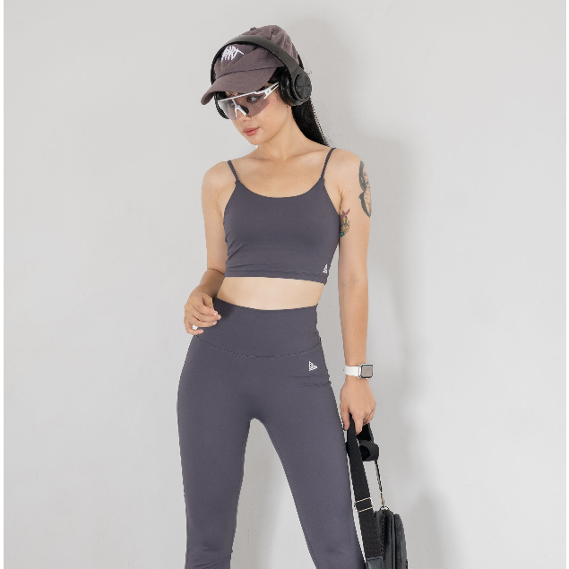 Bộ đồ tập thể thao Áo bra Lota, Quần legging dài Midnight Blue tập gym yoga thoáng khí co giãn