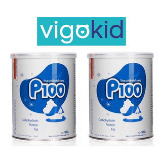 [QUÀ TẶNG KHI MUA 2-4 LON] SỮA BỘT P100 CHO TRẺ BIẾNG ĂN NHẸ CÂN 1 ĐẾN 10 TUỔI LON 900G