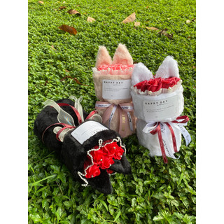 Bó hoa mèo, bó hoa meow mini MTP Gift làm quà sinh nhật, quà kỉ niệm, 20/10 hottrend 2023