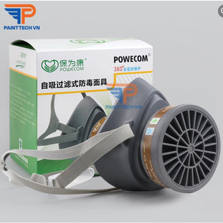 Mặt nạ phòng độc powecom 3600 ♥️ ♥️ măt nạ chống độc, hóa chất độc