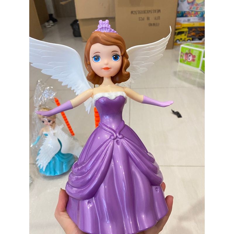 Đồ chơi đèn lồng trung thu hình công chúa dành cho bé có tay cầm