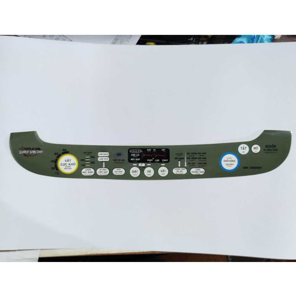 Tem phím máy giặt Toshiba D950