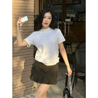 Áo thun nữ baby tee HEYBEE màu trơn basic - 3 màu - HAT16
