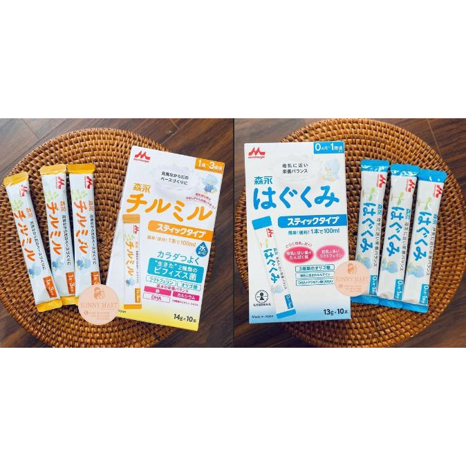 Sữa thanh Morinaga cho bé 0-1/1-3y