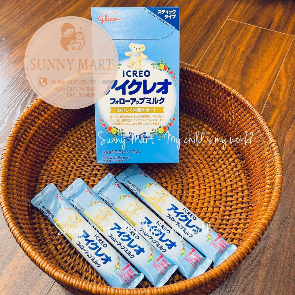 Sữa Glico 0-1,1-3y thanh