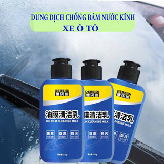 Chai chống bám nước trên kính xe, Dung dịch rửa kính xe ô tô, chai xịt vệ sinh kính xe hơi chống bám dính nước mưa, bụi